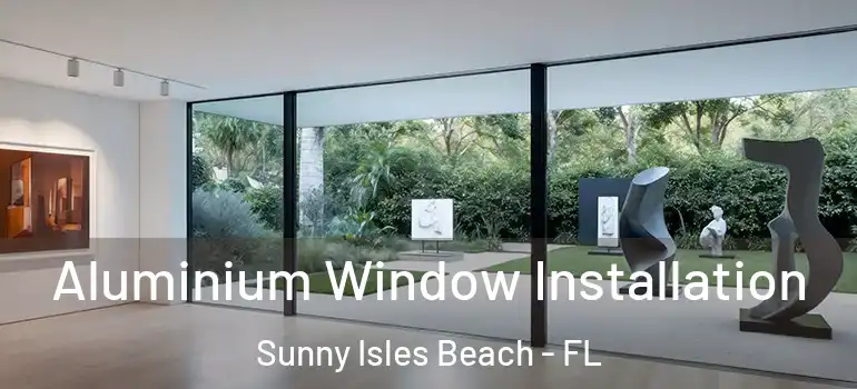 Aluminium Window Installation Sunny Isles Beach - FL