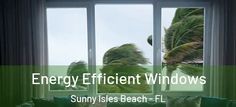  Energy Efficient Windows Sunny Isles Beach - FL