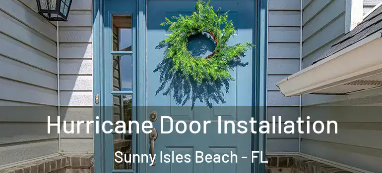  Hurricane Door Installation Sunny Isles Beach - FL