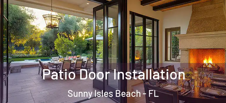  Patio Door Installation Sunny Isles Beach - FL