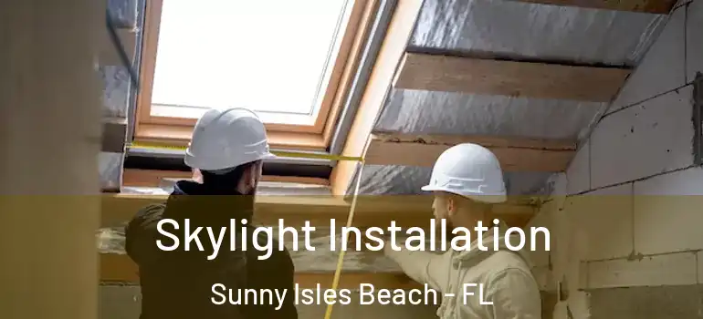  Skylight Installation Sunny Isles Beach - FL