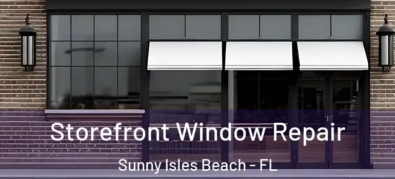  Storefront Window Repair Sunny Isles Beach - FL