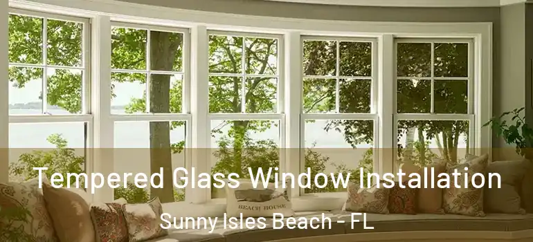  Tempered Glass Window Installation Sunny Isles Beach - FL