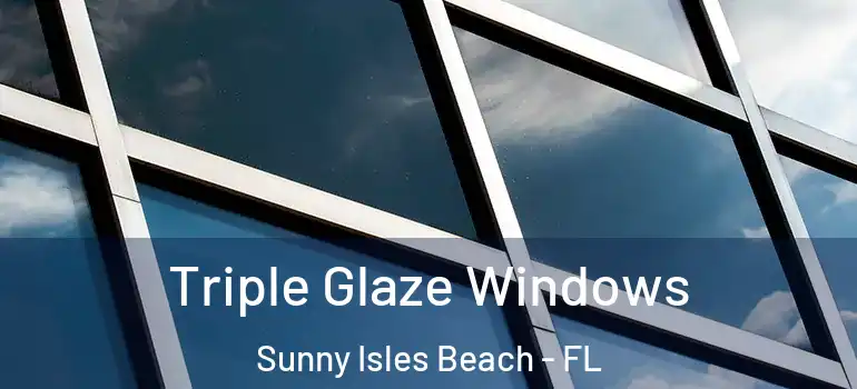  Triple Glaze Windows Sunny Isles Beach - FL